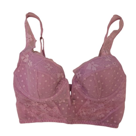 Victoria's Secret Dream Angels moulded cup long line corset bra, 32C